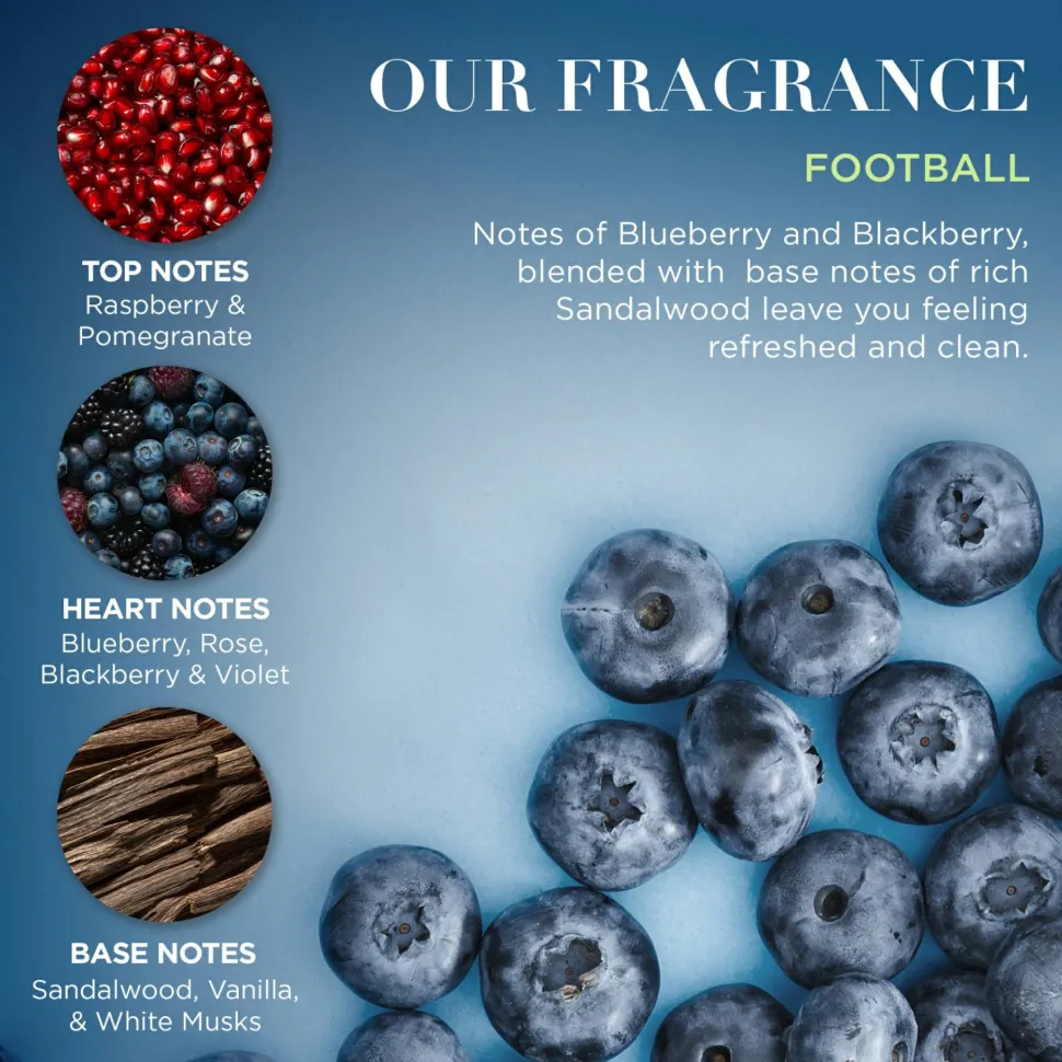 Baylis & Harding Football Blueberry Fizz Kick Off Bath Kit Gift Set