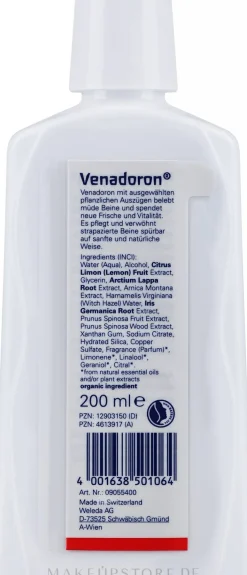 Belebende Emulsion für Beine