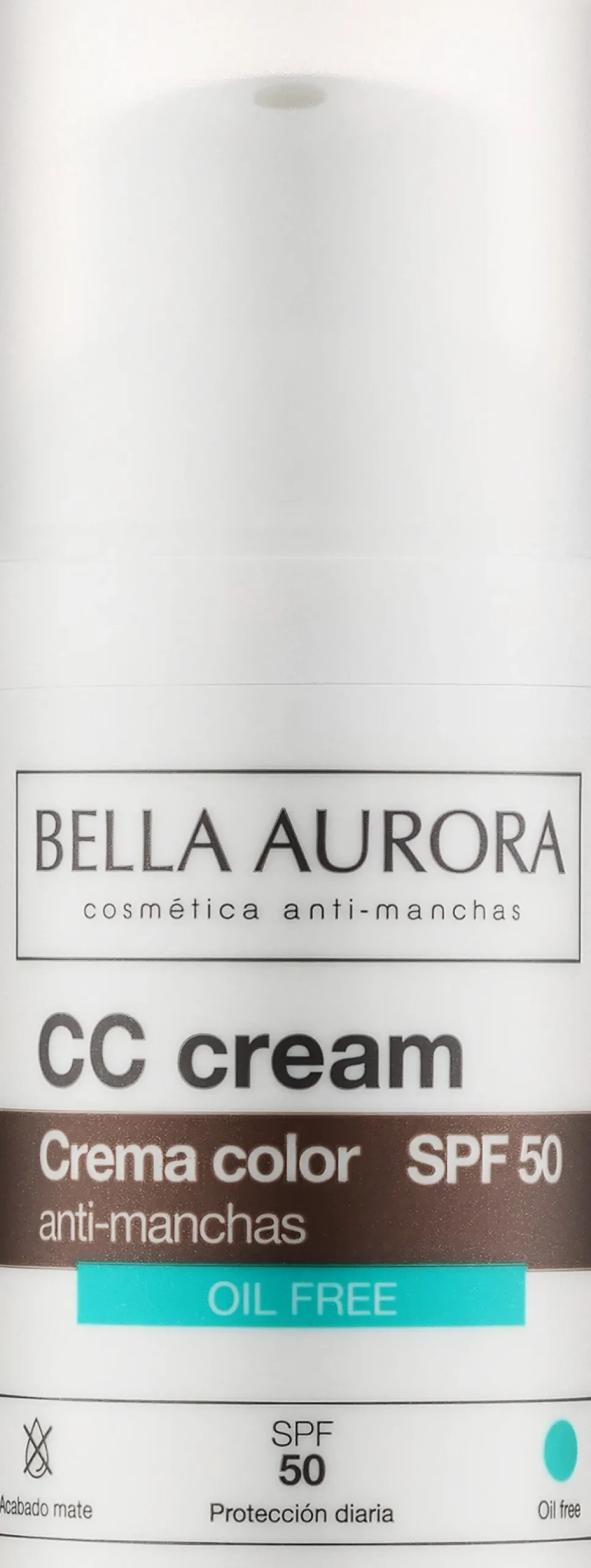 Bella Aurora CC Anti-Spot Cream SPF50 Oil Free
