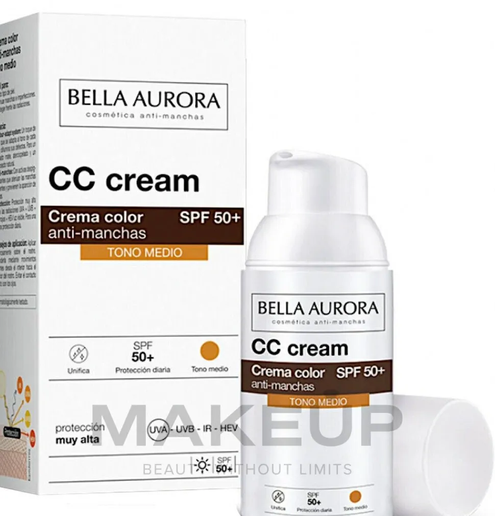 Bella Aurora CC Anti-Spot Cream Spf50