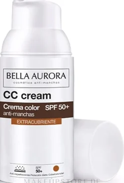 Bella Aurora CC Cream Extra Covering SPF50+