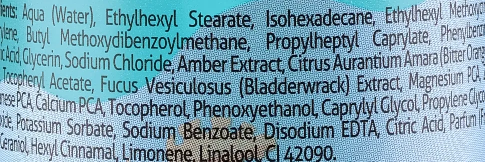 Bernstein Zweiphasiges feuchtigkeitsspendendes Thermalwasser
