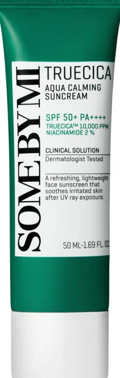 Beruhigende Sonnenschutzcreme für das Gesicht