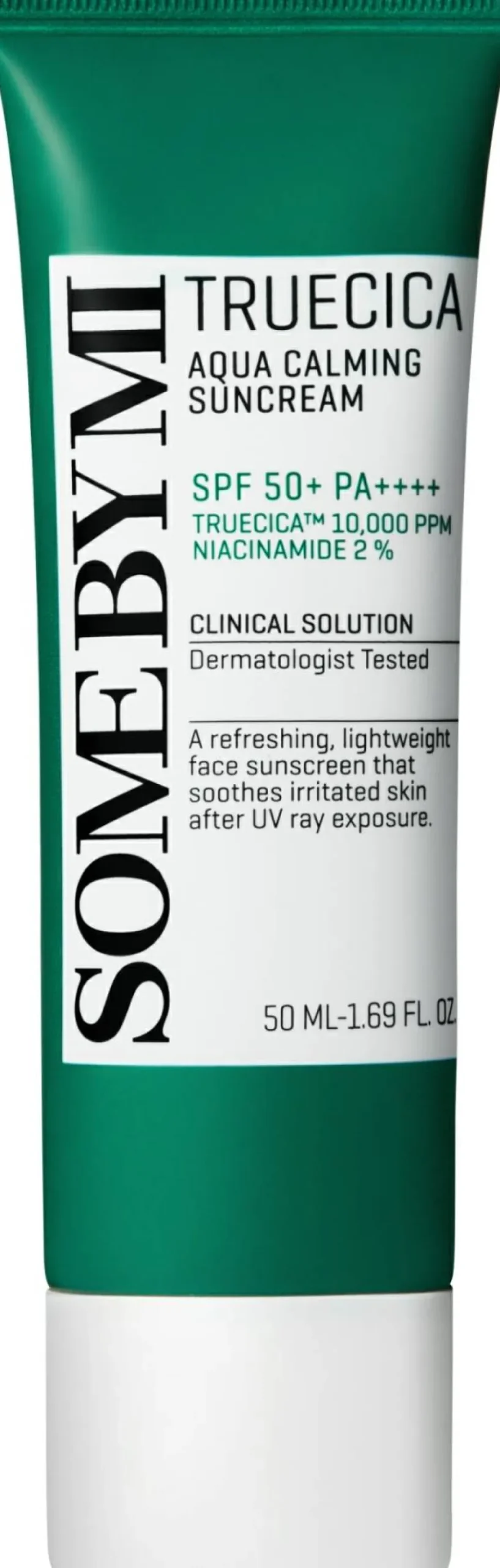 Beruhigende Sonnenschutzcreme für das Gesicht
