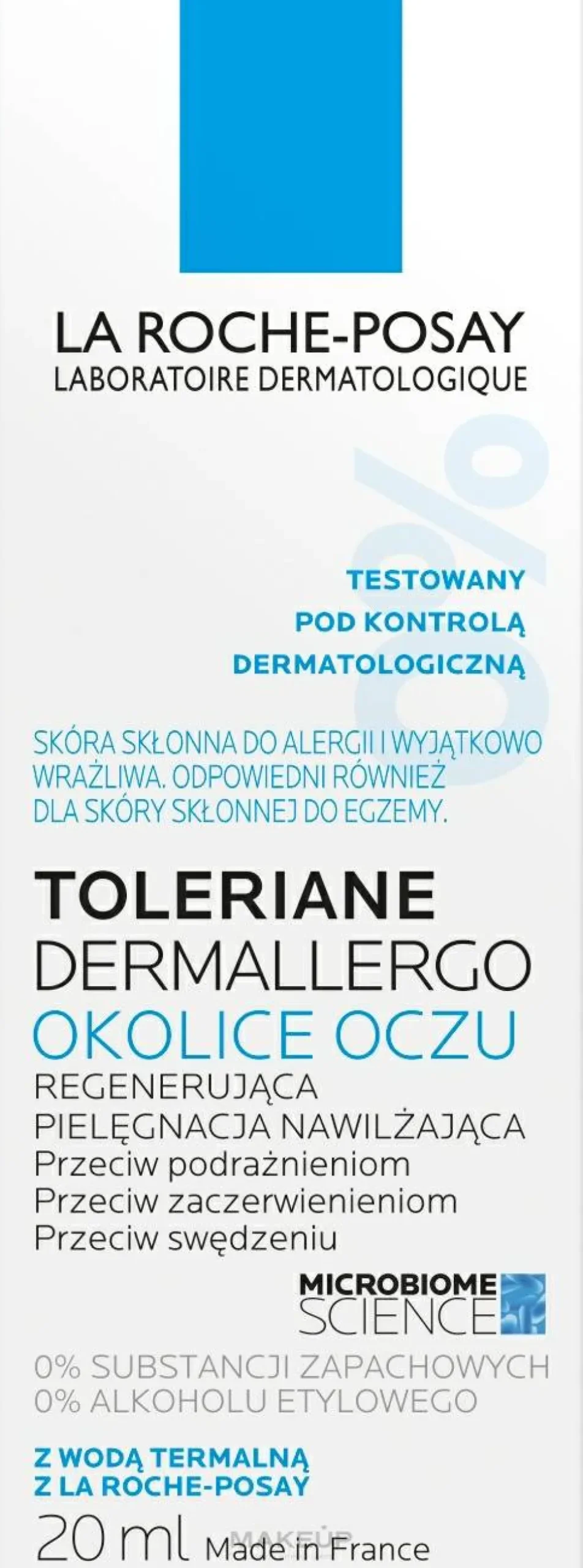 Beruhigende und feuchtigkeitspendende Augencreme mit Thermalwasser