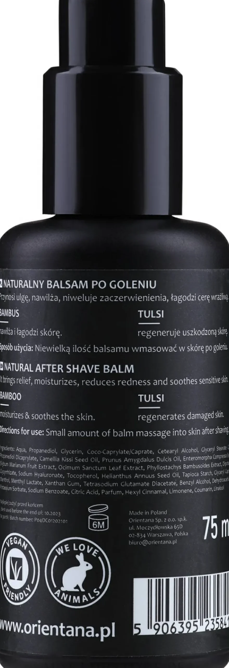 Beruhigender Aftershave-Balsam Bamboo and Tulsi
