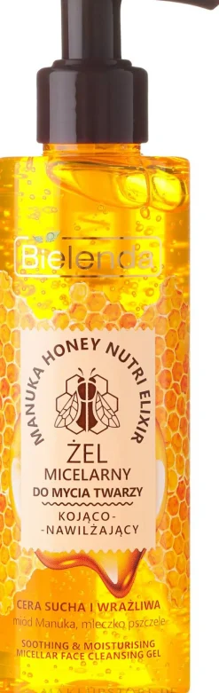 Beruhigendes Mizellen-Gesichtswaschgel mit Manuka-Honig und Gelée Royale