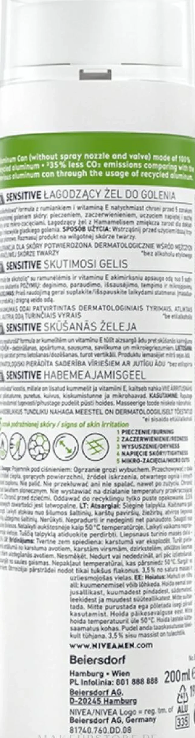 Beruhigendes Rasiergel
