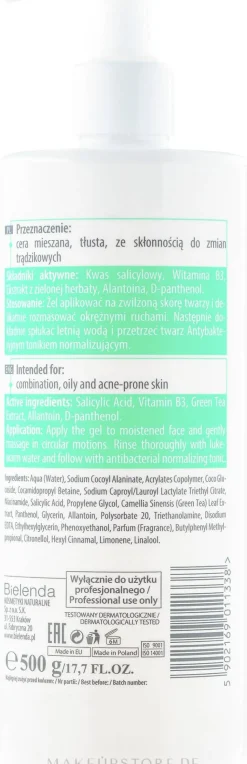 Bielenda Professional Face Program Antibacterial Gel Make-up Remover