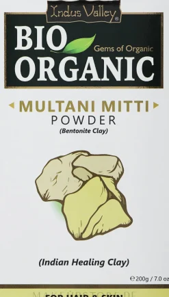 Bio-Tonerde Multani Mitti für Haar und Haut