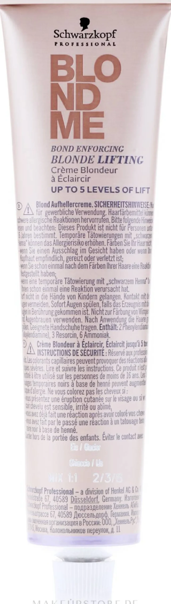 Blond Aufhellercreme