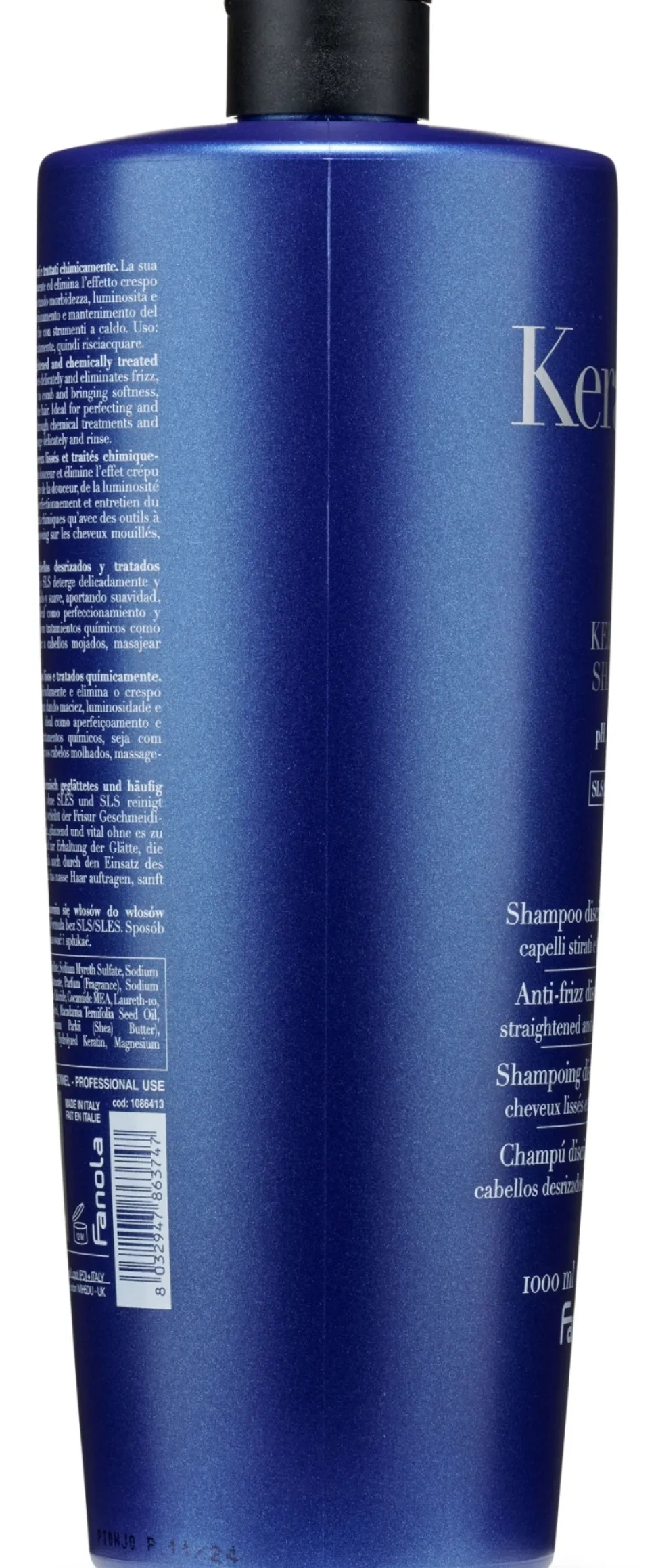 Bändigendes Anti-Frizz Shampoo mit Keratin und Sheabutter