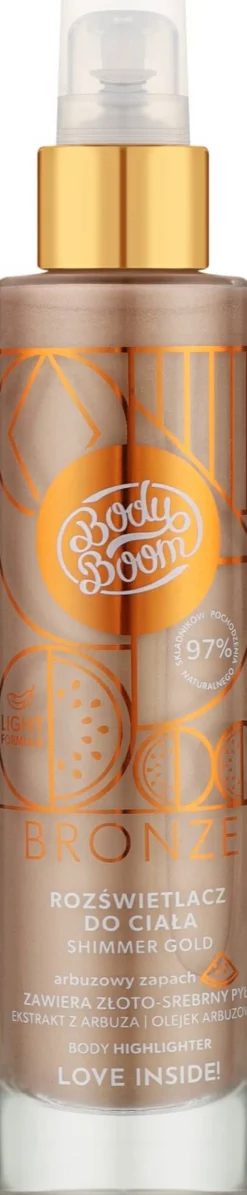 BodyBoom Bronze Shimmer Gold 97% Ingredients Of Natural Origin