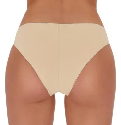 Brasilianischer Slip, Basic Panties 002, beige, 3 Stk.