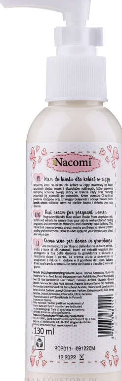 Büstenlotion mit natürlichen Ölen