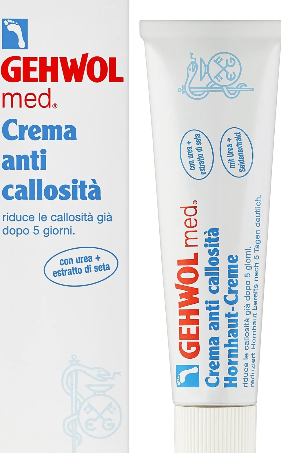 Creme für schwielige Fußhaut