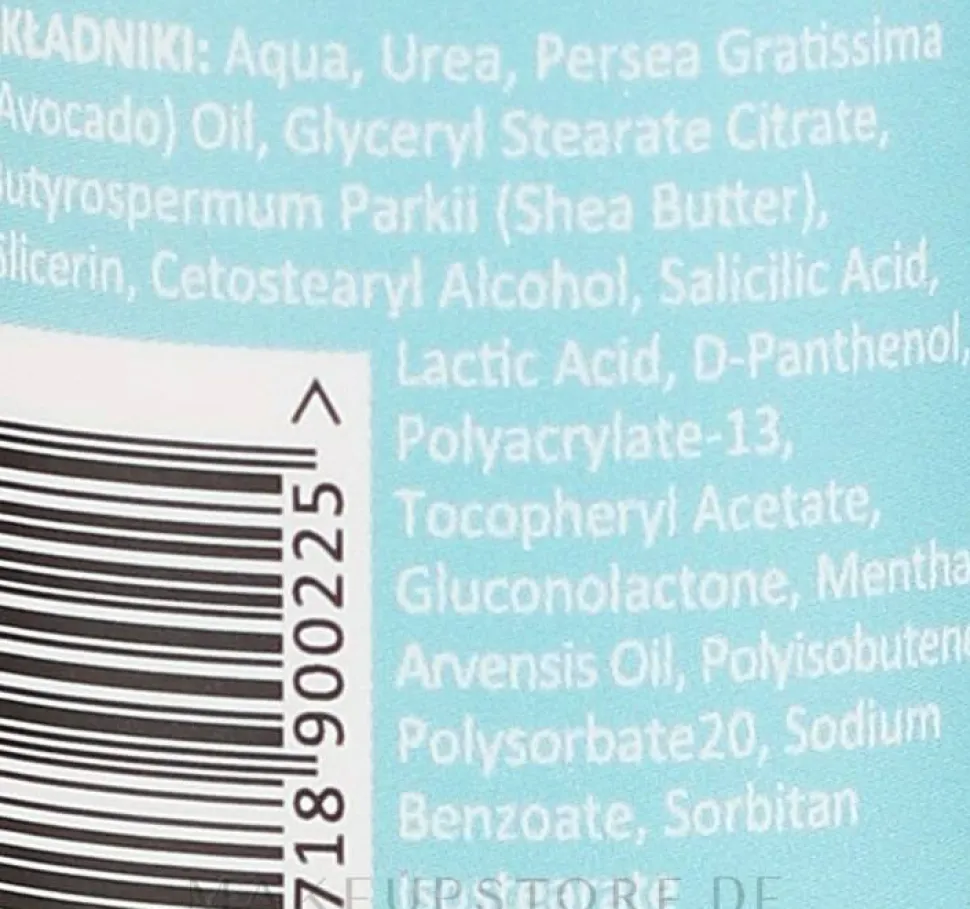 Creme mit Milchsäure und Avocadoöl