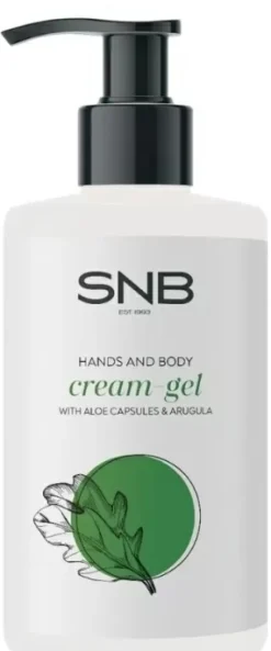 Creme-Gel für Hände und Körper mit Aloe Vera-Granulat und Rucola-Extrakt