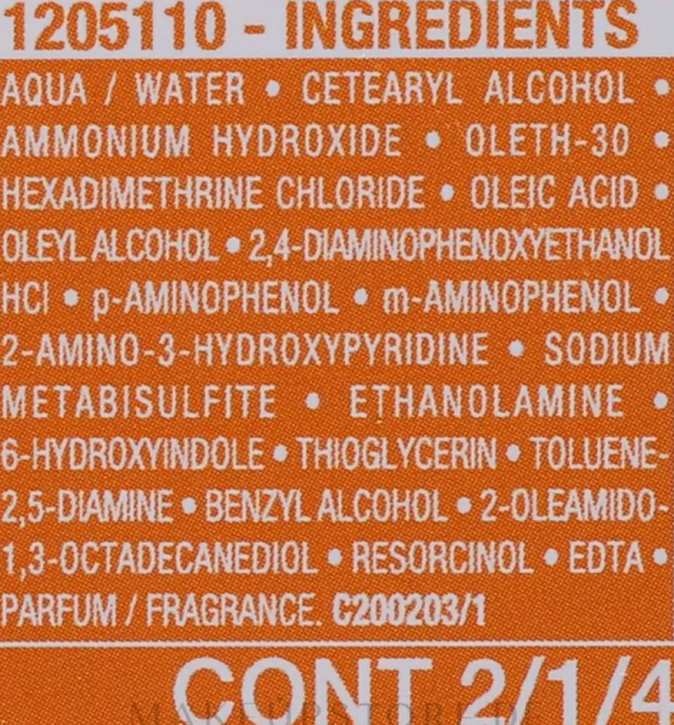 Creme-Haarfarbe
