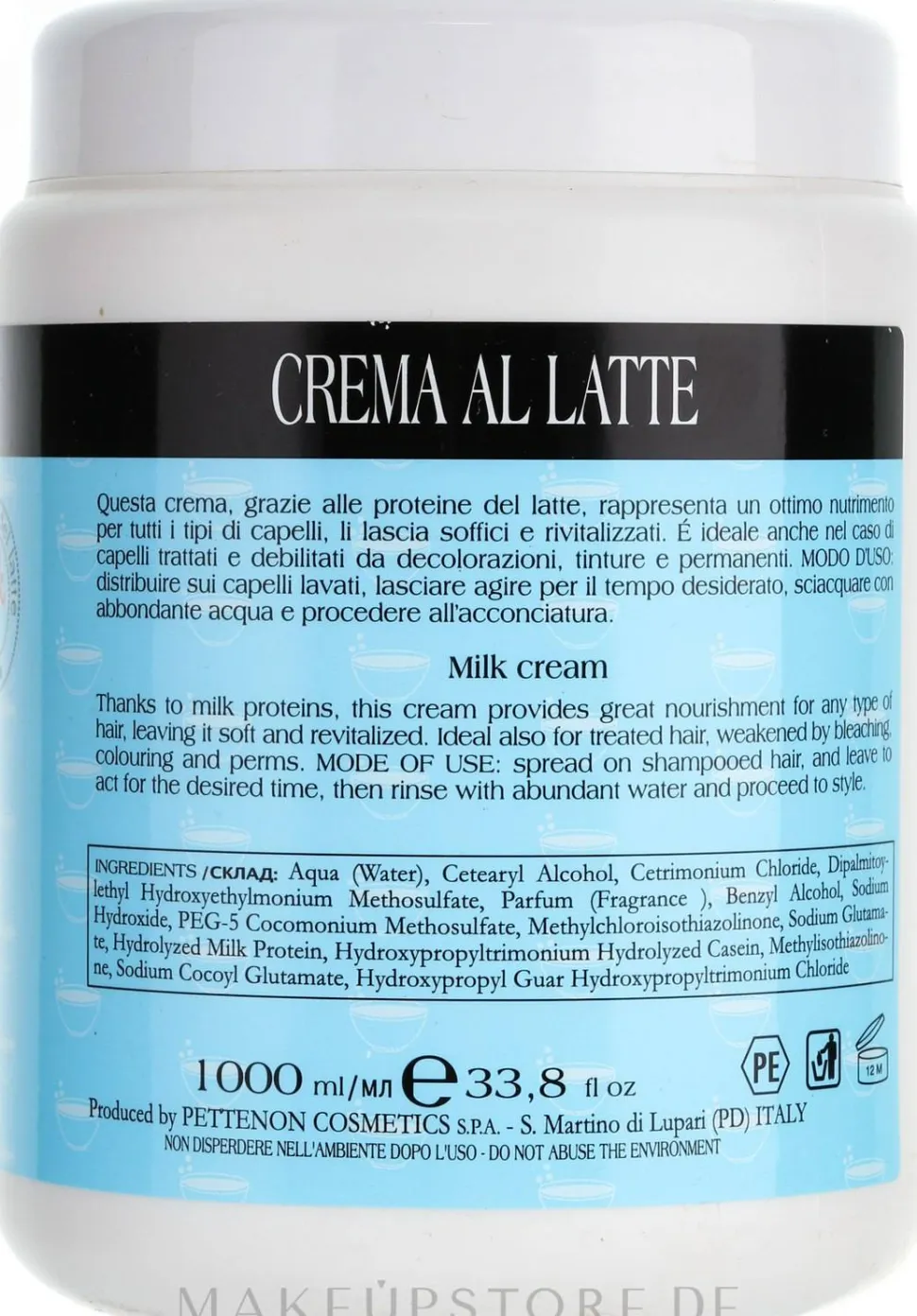 Creme-Haarmaske mit Milchprotein