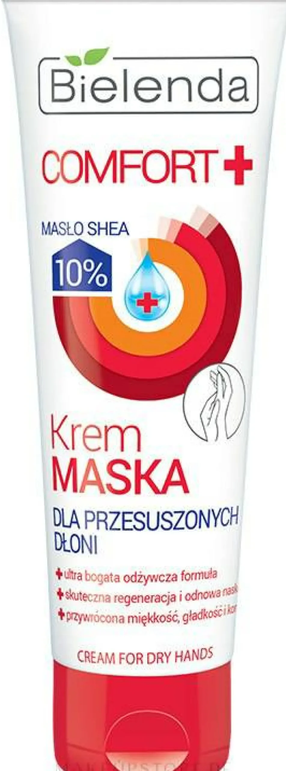 Crememaske für trockene Hände
