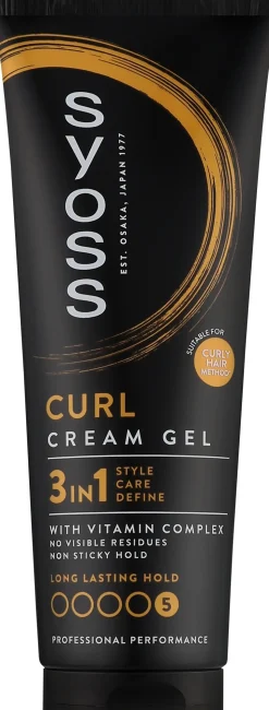 Cremiges Stylinggel für lockiges Haar