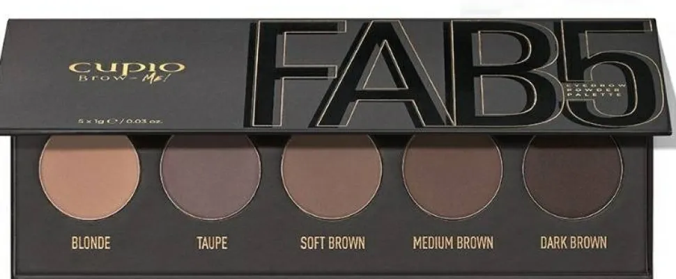 Cupio Brow-Me! Fab5 Eyebrow Shadow Palette