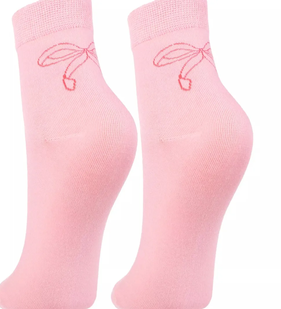 Damen Baumwollsocken 3/4, CSL200-954, rosa