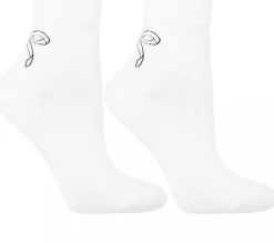 Damen Baumwollsocken 3/4, CSL200-954, weiß