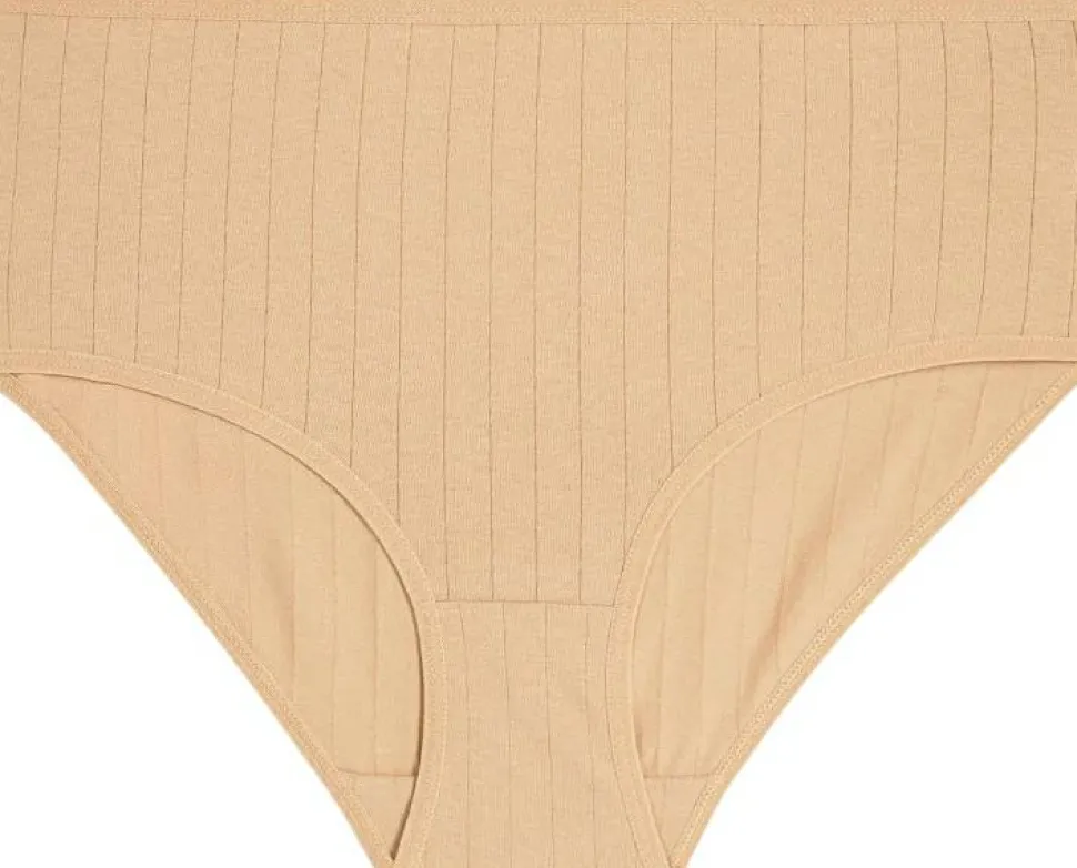 Damen Maxi-Bikini in Rippstrick, BDM500-061, beige