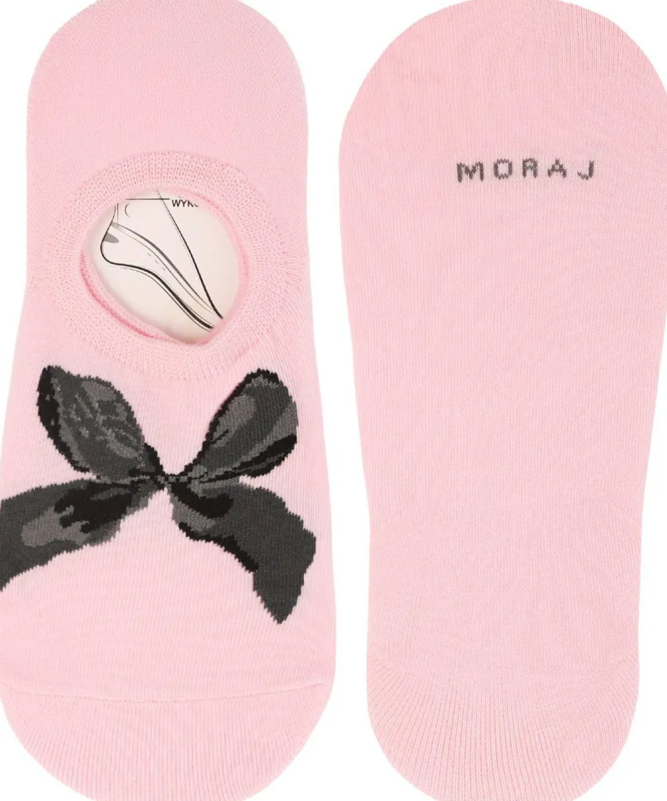Damen niedrige Socken, mit Schleife, CDB200-266, rosa
