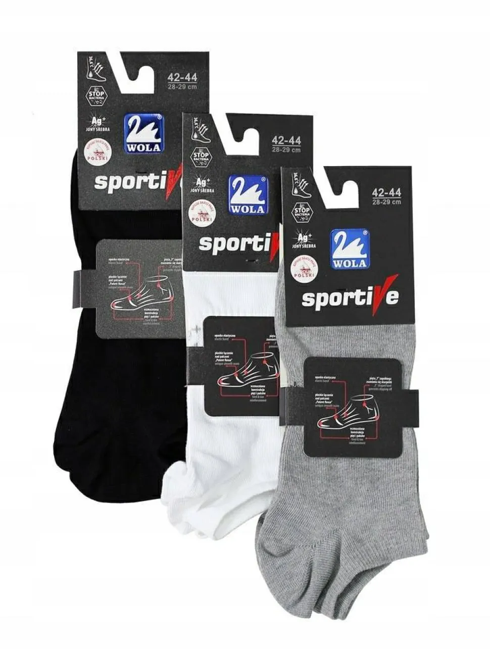 Damen Sportsocken Sportive Ag+, schwarz