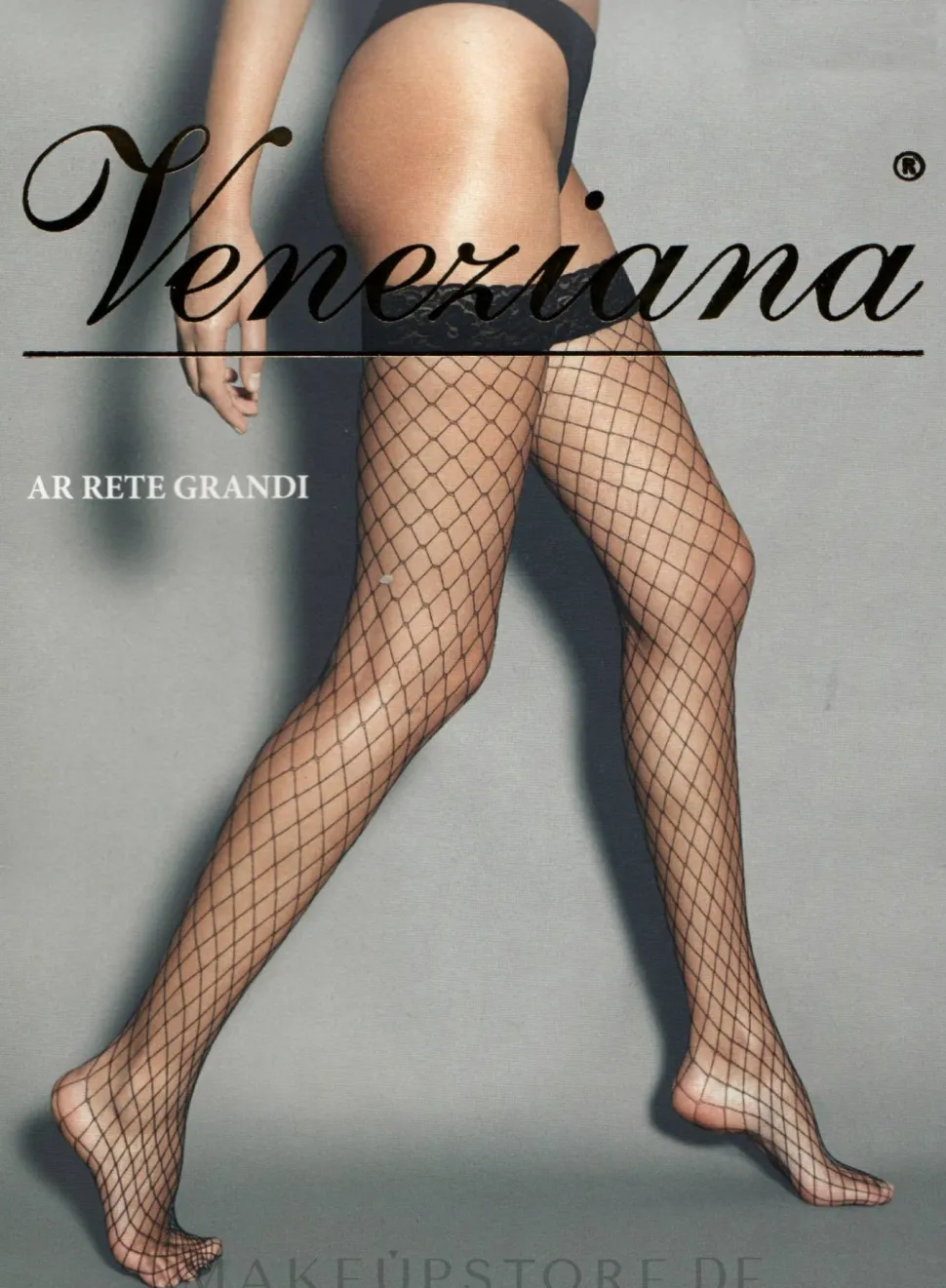 Damen Strümpfe Ar Rete Grandi nero