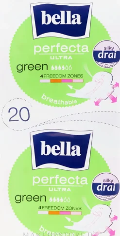 Damenbinden Perfecta Green Drai Ultra 10+10 St.