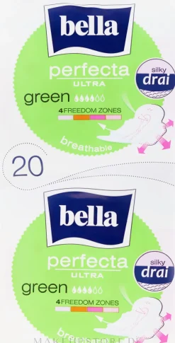 Damenbinden Perfecta Green Drai Ultra 10+10 St.