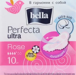 Damenbinden Perfecta Rose Deo Fresh Drai Ultra 10 St.