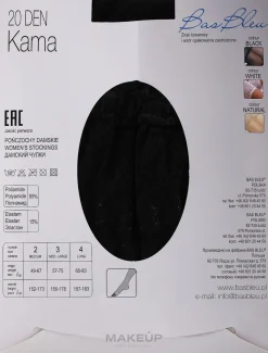Damenstrümpfe Kama 20 Den schwarz