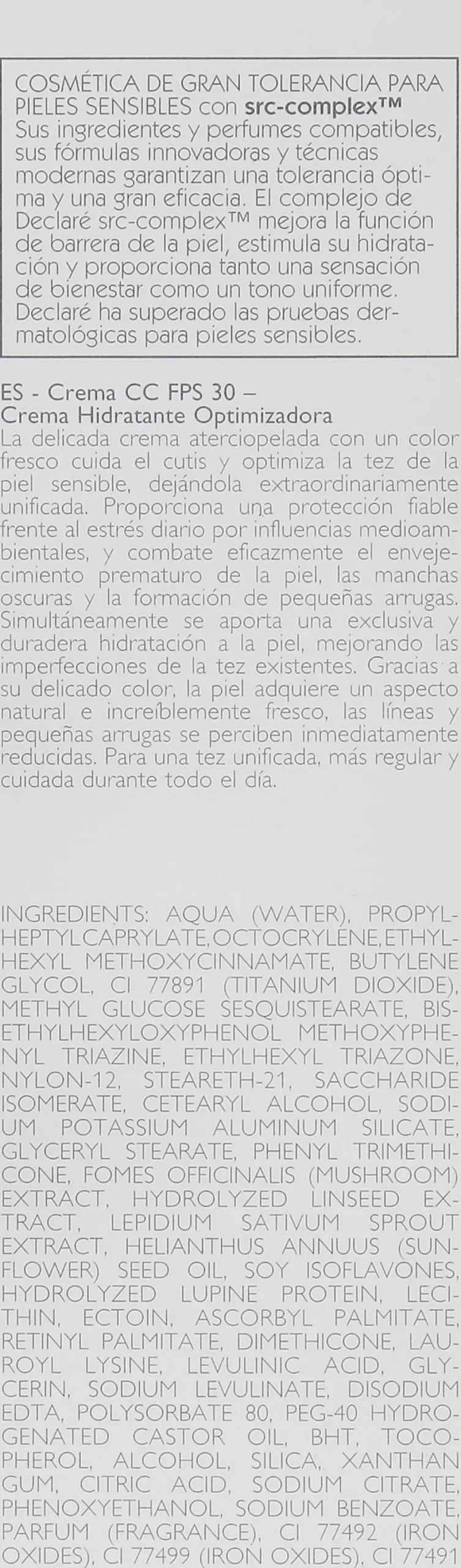 Declare Skin Optimizing Moisture Cream