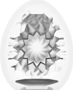 Dehnbarer Masturbator in Eiform