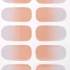 Dekorative Gel-Nagelsticker, beige