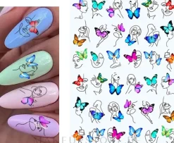 Dekorative Nagelsticker