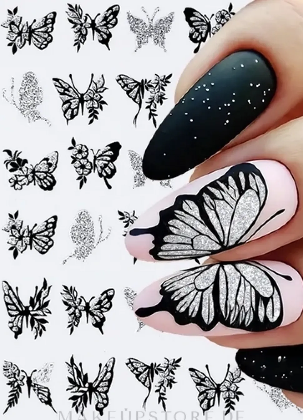 Dekorative Nagelsticker