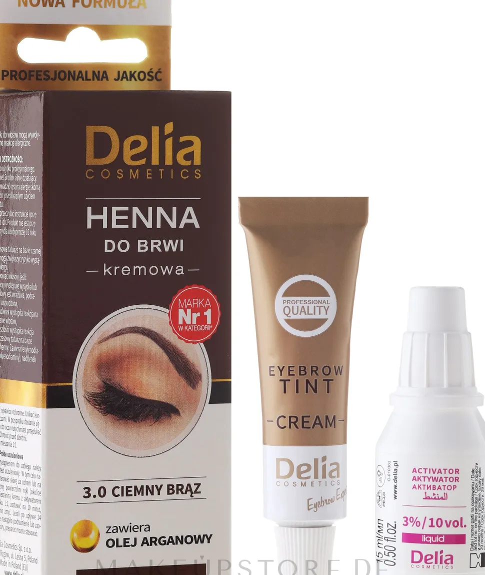 Delia Cosmetics Cream Eyebrow Dye