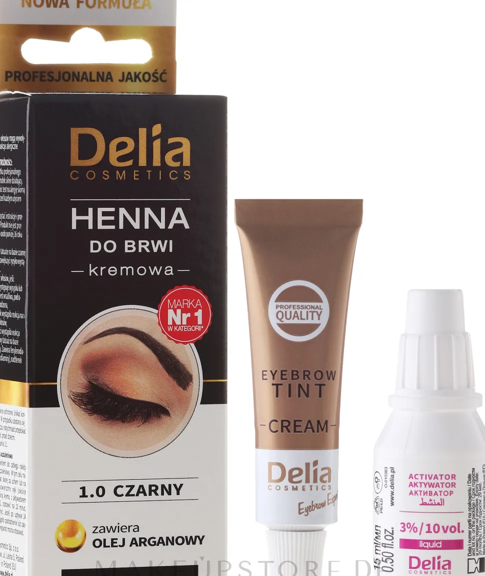 Delia Cosmetics Cream Eyebrow Dye