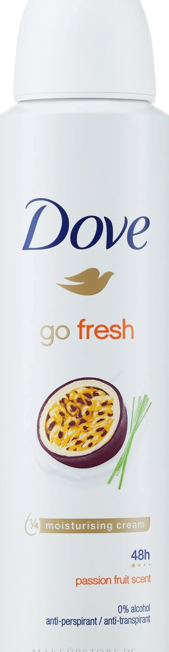 Deospray mit Passionsfrucht- und Zitronengrasduft