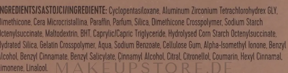 Deostick Antitranspirant