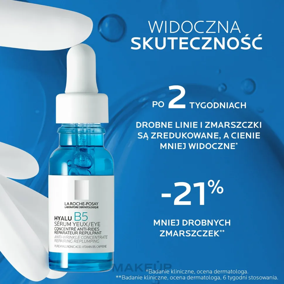 Dermatologisches Serum für empfindliche Haut um die Augen