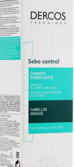 Dermatologisches Shampoo für fettiges Haar