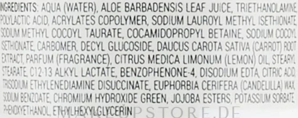 Detox-Kopfhautpeeling mit Aloe Vera und Karotten- und Zitronenöl