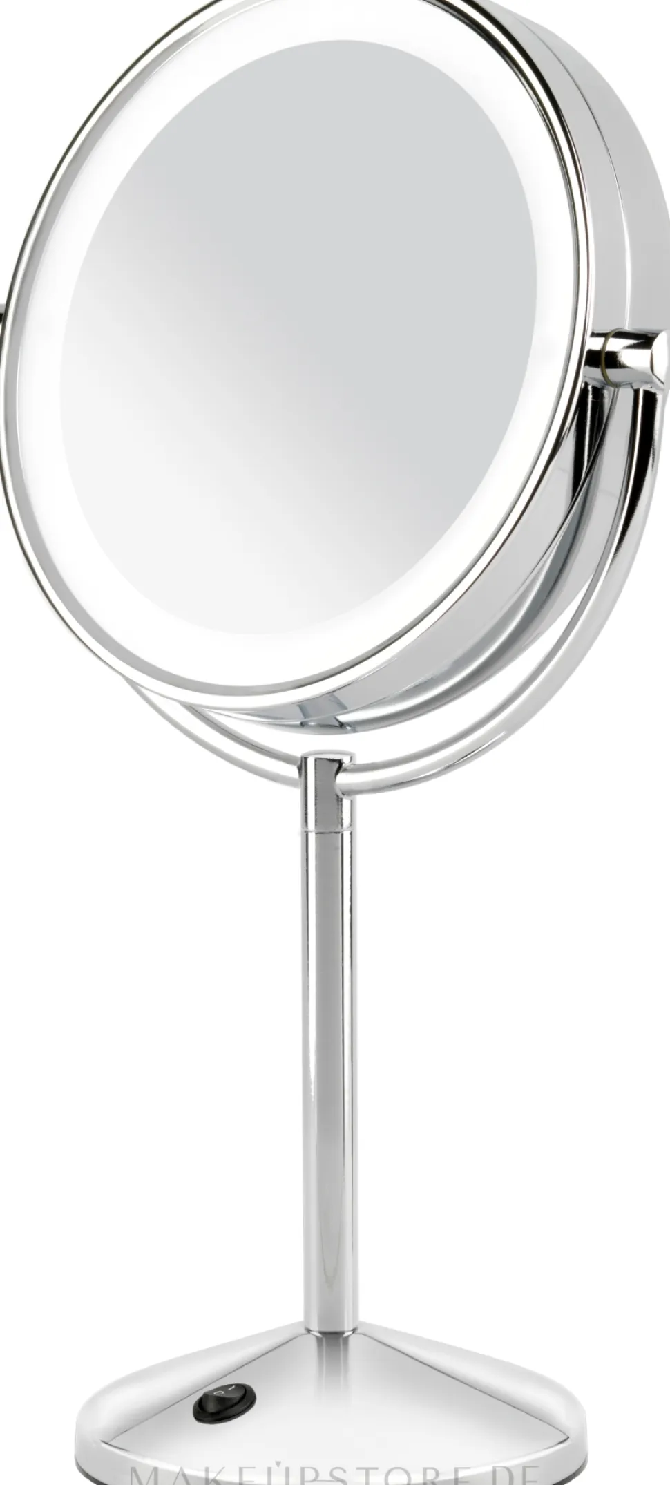 Doppelseitiger Kosmetikspiegel mit Ständer und LED-Beleuchtung 9436E
